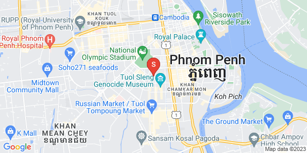 Map of BKK 2, Boeng Keng Kang, Phnom Penh