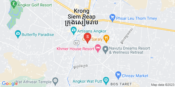 Carte de Sala Kamraeuk, Siem-Réap