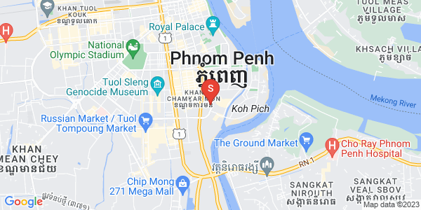 แผนที่ โตนเลบาสัก, จัมการมอน, พนมเปญ