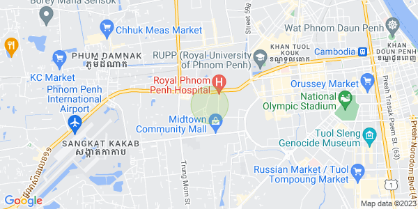 Map of Tuek Thla, Sen Sok, Phnom Penh