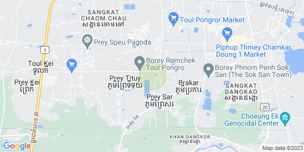 Map of Preaek Kampues, Dangkao, Phnom Penh