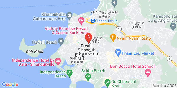 Map of Concrete Concrete, Sangkat Buon, Sihanoukville