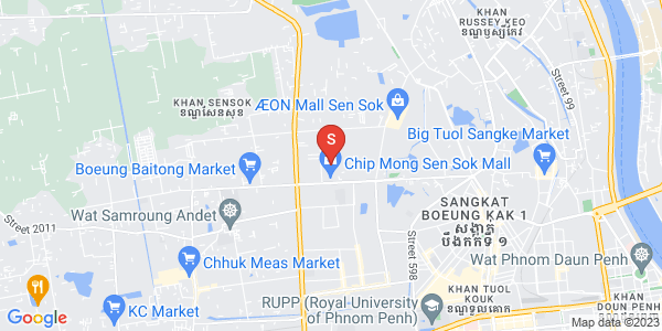 Mapa: Phnom Penh Thmey, Sen Sok, Phnom Penh