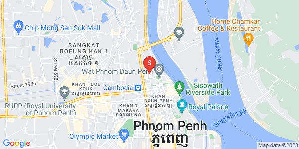 แผนที่ วัดพนม, ดวนป็ญ, พนมเปญ