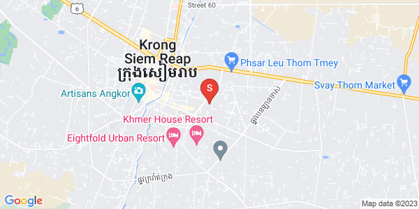 Sala Kamraeuk县, 暹粒地图