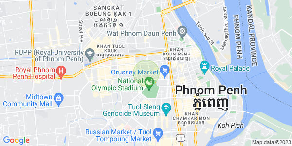 Carte de Boeung Prolit, 7 Makara, Phnom Penh