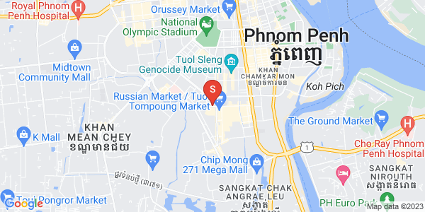 万谷湖1分区, 堆谷区, 金边地图
