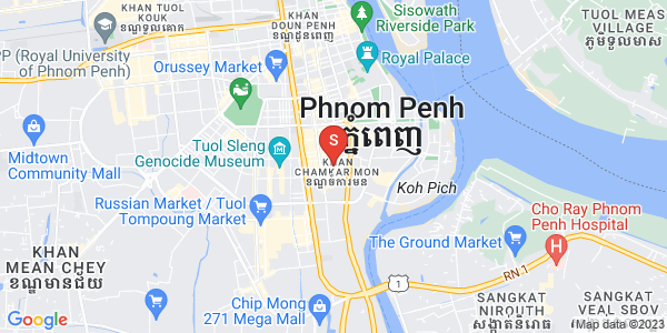 Carte de BKK 1, Boeng Keng Kang, Phnom Penh