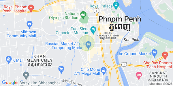 ផែនទី បឹងកក់១, ទួលគោក, ភ្នំពេញ
