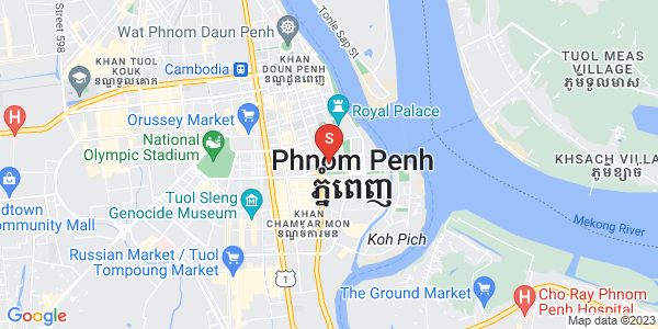 四臂湾分区, 隆边区, 金边地图