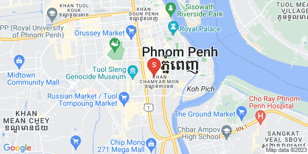 Mapa: BKK 1, Boeng Keng Kang, Phnom Penh