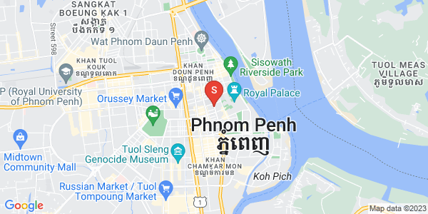 Carte de BKK 1, Boeng Keng Kang, Phnom Penh