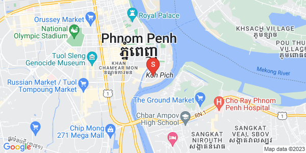 Mapa: BKK 1, Boeng Keng Kang, Phnom Penh