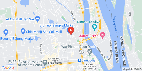 吐尔桑克, 雷西郊区, 金边地图