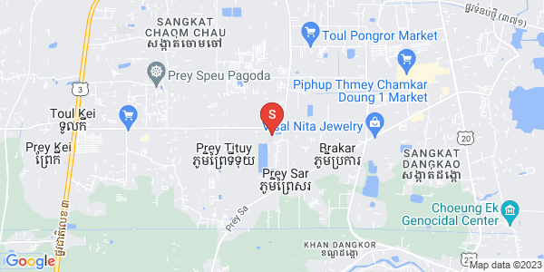 Prey Sa镇, 丹考, 金边地图