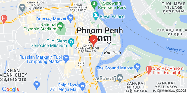 แผนที่ โตนเลบาสัก, จัมการมอน, พนมเปญ