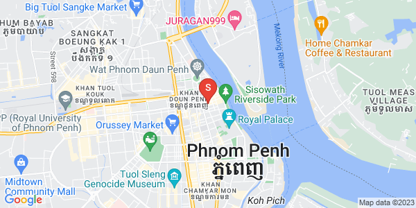 Mapa: Phsar Kandal I, Daun Penh, Phnom Penh
