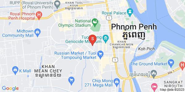 万景岗1分区（BKK1), 波哥堪, 金边地图
