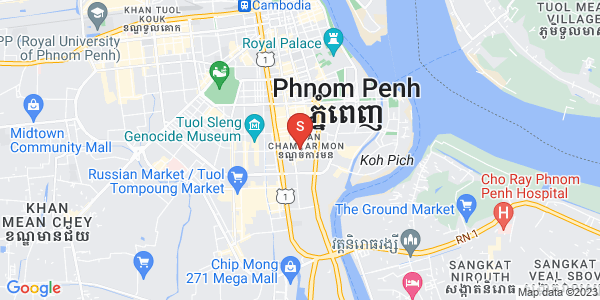 แผนที่ โตนเลบาสัก, จัมการมอน, พนมเปญ