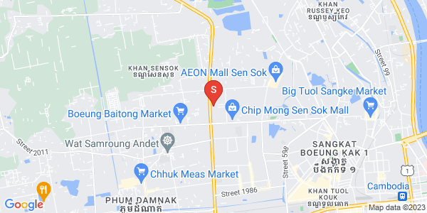 Mapa: Phnom Penh Thmey, Sen Sok, Phnom Penh