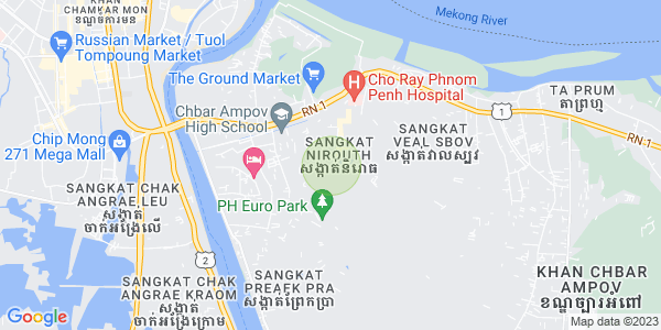 Map of Nirouth, Chbar Ampov, Phnom Penh