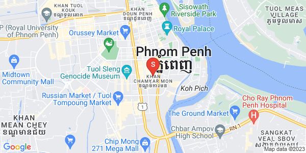 แผนที่ โตนเลบาสัก, จัมการมอน, พนมเปญ