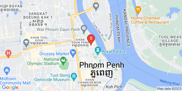 Map of Phsar Kandal I, Daun Penh, Phnom Penh