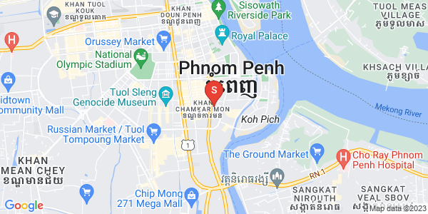 แผนที่ โตนเลบาสัก, จัมการมอน, พนมเปญ