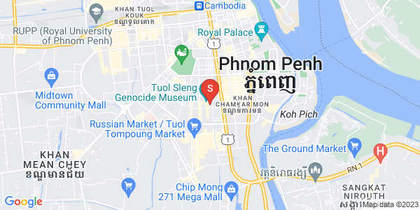 Carte de BKK 1, Boeng Keng Kang, Phnom Penh