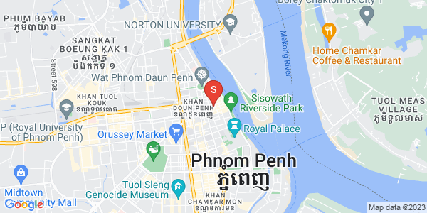四臂湾分区, 隆边区, 金边地图
