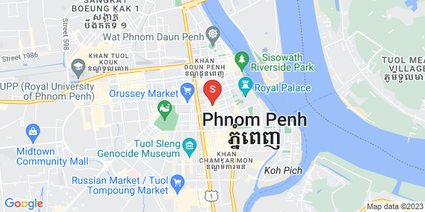 Map of Boeng Reang, Daun Penh, Phnom Penh
