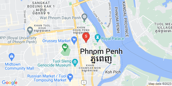 Map of Phsar Kandal I, Daun Penh, Phnom Penh