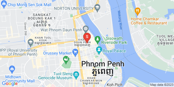 Carte de Chakto Mukh, Daun Penh, Phnom Penh
