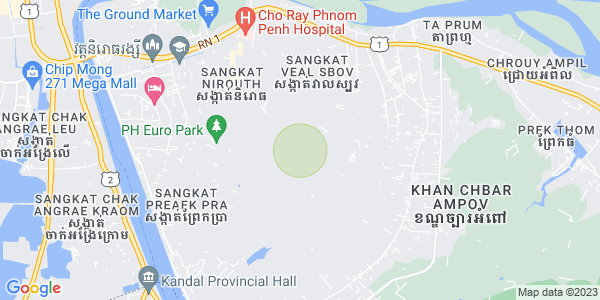 Map of Veal Sbov, Chbar Ampov, Phnom Penh