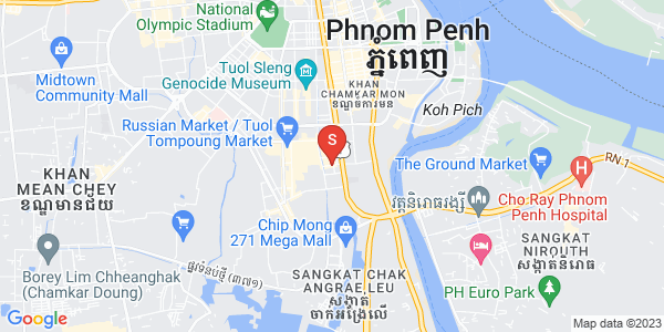Mapa: Boeung Trabek, Chamkarmon, Phnom Penh