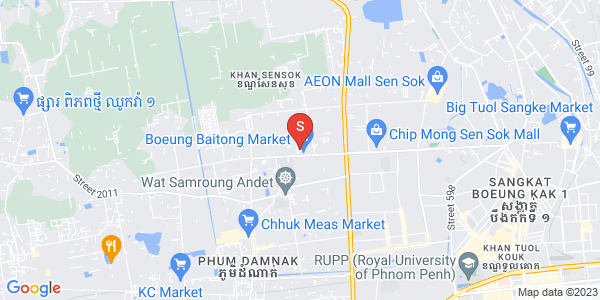 Mapa: Phnom Penh Thmey, Sen Sok, Phnom Penh