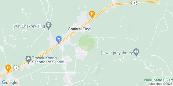 Carte de Prey Thnang, Tuek Chhou, Kampot
