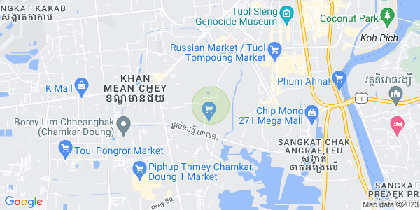 Stueng Mean chey区, 棉芷区, 金边地图