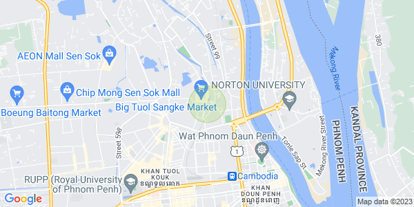 Mapa: Tuol Sangkae 2, Russey Keo, Phnom Penh