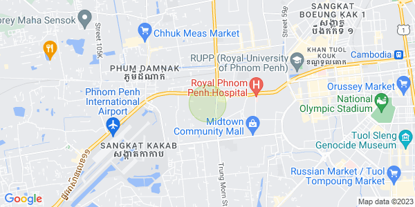 Map of Tuek Thla, Sen Sok, Phnom Penh