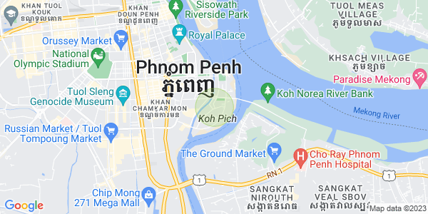 ផែនទី ទន្លេបាសាក់, ចំការមន, ភ្នំពេញ