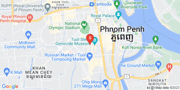 Mapa: BKK 3, Boeng Keng Kang, Phnom Penh