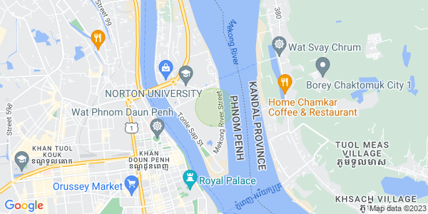 Carte de Chroy Changvar, Phnom Penh