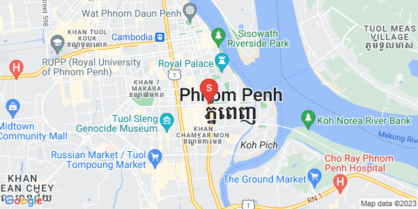 Mapa: DABEST PROPERTIES, BKK 1, Boeng Keng Kang, Phnom Penh