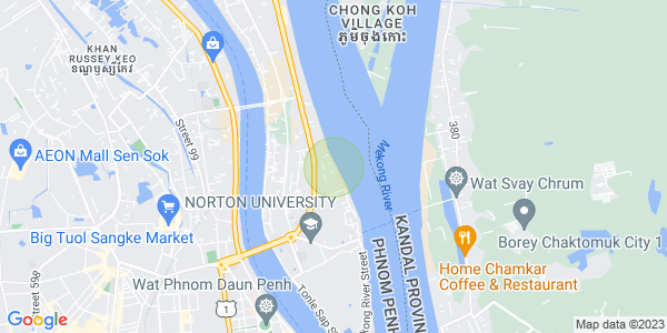 Map of Chroy Changvar, Phnom Penh
