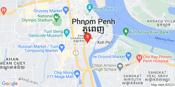 แผนที่ โตนเลบาสัก, จัมการมอน, พนมเปญ