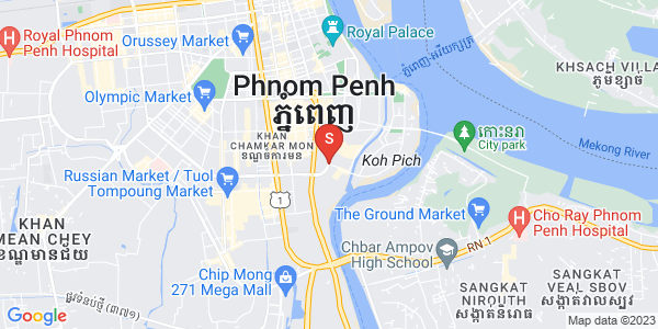 ផែនទី ទន្លេបាសាក់, ចំការមន, ភ្នំពេញ