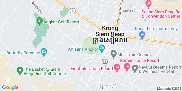Map of Siem Reap