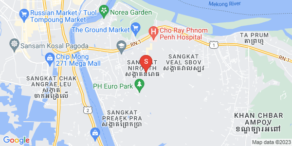 Map of Nirouth, Chbar Ampov, Phnom Penh