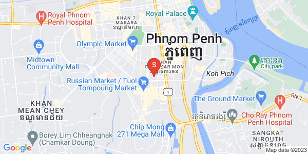 Mapa: BKK 3, Boeng Keng Kang, Phnom Penh